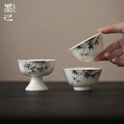 墨己 逆白-墨竹-主人杯-3款可选