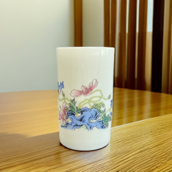 高档羊脂玉瓷珐琅彩陶瓷主人杯茶杯闻香杯品茗杯功夫茶具茶盏单杯