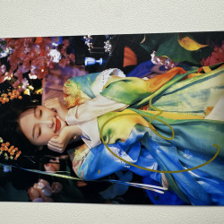 男女明星宣传6寸签名照