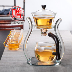 鼎牌丨创意茶具高档大气高级磁吸器具高端玻璃懒人冲茶器泡壶