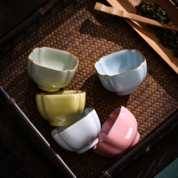 汝窑主人杯个人专用杯子品茗杯陶瓷功夫单杯套装四方杯汝瓷茶杯碗