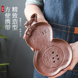 小型茶盘紫砂茶海壶承储水茶壶陶瓷茶具套装桌面干泡台高级感家用