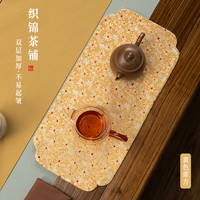 织锦提花茶铺锦缎刺绣茶杯垫壶垫盖碗垫吸水茶布中式茶桌垫布
