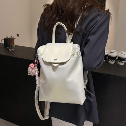 2024新款高级感小众双肩包女士韩国背包学生大容量书包旅行包潮流