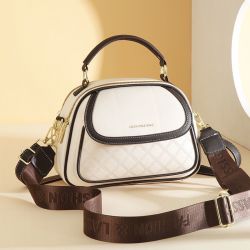 帝犀 [底长25*18*8cm]女士潮流ins斜跨包包百搭单肩轻奢质感手提包大气
