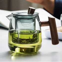 烟榭壶玻璃泡茶壶单壶大气茶水分离大容量壶高档功夫茶具茶具器具