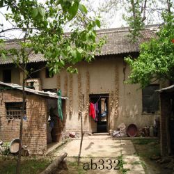 农村背景布仿真复古立体外景户外农村3d直播间背景背景墙拍照网红