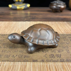 土焱传紫陶一体茶漏器套装创意陶瓷茶过滤器泡茶器大漏斗茶道配件