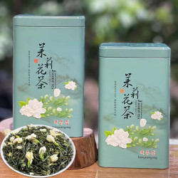 茉莉花茶2026新茶毛峰毛尖浓香型横县茉莉飘雪茶叶罐装手工口粮茶