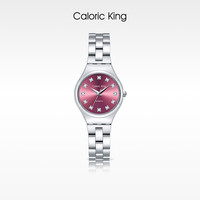 凯卡思Caloric King致简系列乌梅紫盘简约时尚女士腕表