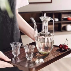 玻璃执壶仿宋贵妃泡茶器茶壶绿茶专用茶具点茶宋代耐高温水壶套装
