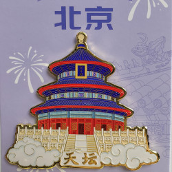 北京礼物立体网红磁铁纪念品金属卡通感贴文创装饰品贴磁吸伴手礼