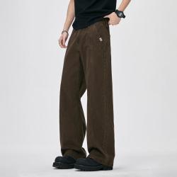Dickies 美式复古休闲裤男士潮牌高街解构拼接宽松直筒弯刀长裤子