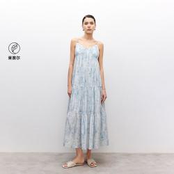 ONLY 秋季仙气宽松度假风吊带显瘦长裙高级感连衣裙女