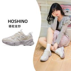 骆驼 运动鞋女鞋透气厚底增高老爹鞋女百搭休闲鞋