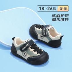 泰兰尼斯 26年秋新款婴幼儿学步鞋透气易穿脱男宝女宝包头防护儿童运动鞋