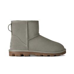 UGG 秋冬平底休闲经典迷你短靴雪地靴1115030鹅卵石灰色