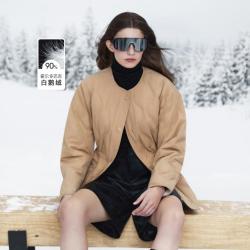 朗姿 霍尔多巴吉鹅绒法式羽绒服冬款