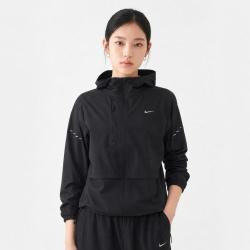 NIKE 春秋季跑步健身训练女子连帽梭织拉链夹克外套