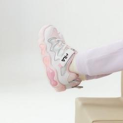 FILA 女婴幼童（22-27）闪灯鞋女童低帮舒适保暖运动鞋