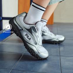FILA 男中大童（31-40）复古跑鞋男童舒适德训鞋运动鞋