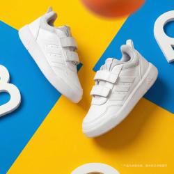 adidas 幼儿园上学舒适轻便耐磨TENSAUR SPORT 3.0  CF K男童休闲鞋