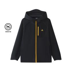 FILA 男中大童（130-175）针织上衣男童户外舒适运动连帽外套