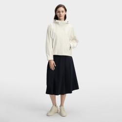 FILA 女装通勤运动外套女士日常休闲宽松连帽梭织外套