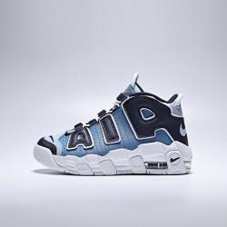NIKE 上学/幼儿园AIR MORE UPTEMPO (PS)柔软轻便中帮小童休闲鞋