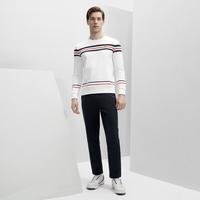 FILA 男装休闲裤男士时尚基础日常百搭简约直口针织长裤