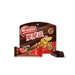 雀巢 脆脆鲨 休闲零食 威化饼干 巧克力味250g办公室早餐下午茶点心