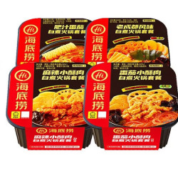 海底捞 自热火锅 4口味4盒装