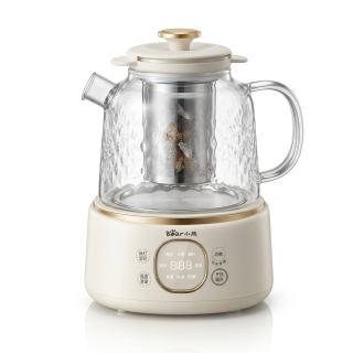 家装季新品、新品尝鲜：小熊 YSH-J10V2 1L 全玻璃 养生壶
