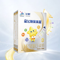 飞鹤 聚高星A2 β-酪蛋白3-14岁儿童配方牛奶粉400g*1盒