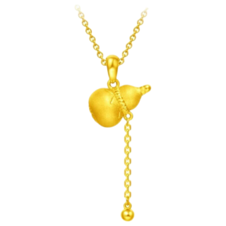 CHOW TAI FOOK 周大福 大福红系列 EOF231 葫芦足金吊坠 2.05g