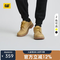 CAT 卡特低帮大黄靴休闲鞋皮鞋秋冬款经典牛皮防滑鞋子男商场同款