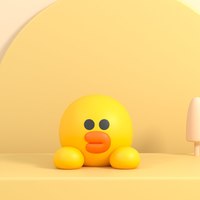 潮九玩五 LINE FRIENDS 布朗熊 汽车中控台装饰 大号