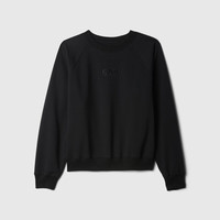 Gap 刺绣logo圆领简约卫衣