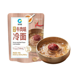清净园 韩式牛肉味冷面440g*3袋