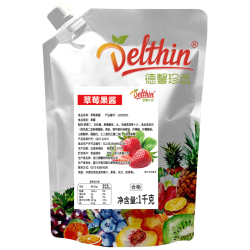 德馨珍选 草莓果泥果酱奶茶果汁冰沙甜品蛋糕烘焙原料
