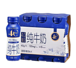 1号会员店 4.0g全脂纯牛奶 200ml*24瓶