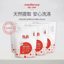 保宁 米迪恩必恩贝洗衣液宝宝婴儿香草香2100ml*4补充装
