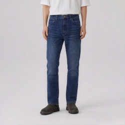 Wrangler 男式牛仔裤百搭时尚春夏牛仔裤 深蓝色    28  /32(W28L32)