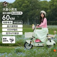 百亿补贴：雅迪 大圣小灵龙国标电动自行车48V21A铅酸电池，续航60公里