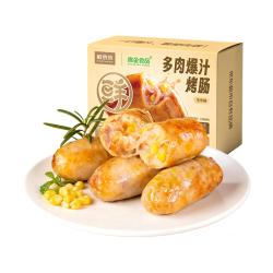 鲜京采 玉米味烤肠 1kg 肉制品