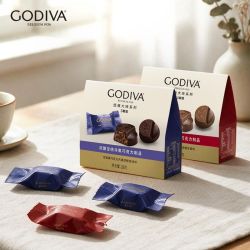 歌帝梵 巧克力90%可可黑巧+覆盆子夹心黑巧5颗