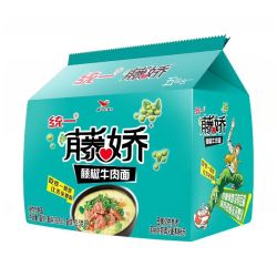 统一 藤娇恋与制作人合作款 藤椒牛肉面5包