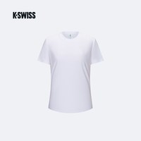 移动端：K·SWISS KSWISS盖世威T恤女 26夏季新款 简约时尚百搭透气短袖上衣1913344