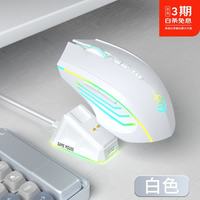 通天剑圣 M800PRO 三模连接 磁吸充电 素雅白 游戏鼠标