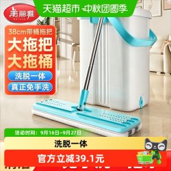 美丽雅 免手洗平板拖把